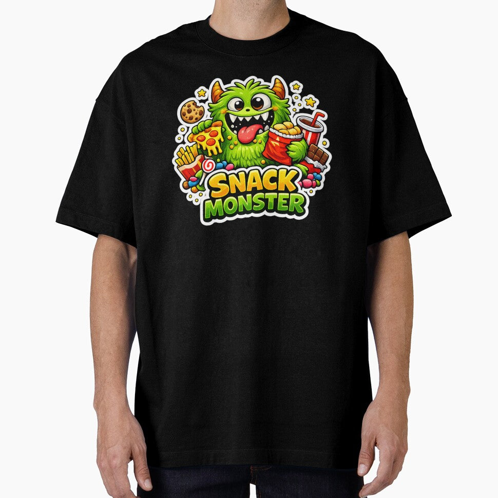 Snack Monster – Cute Funny Food Lover Cartoon Monster Design by jerskie_12tribes