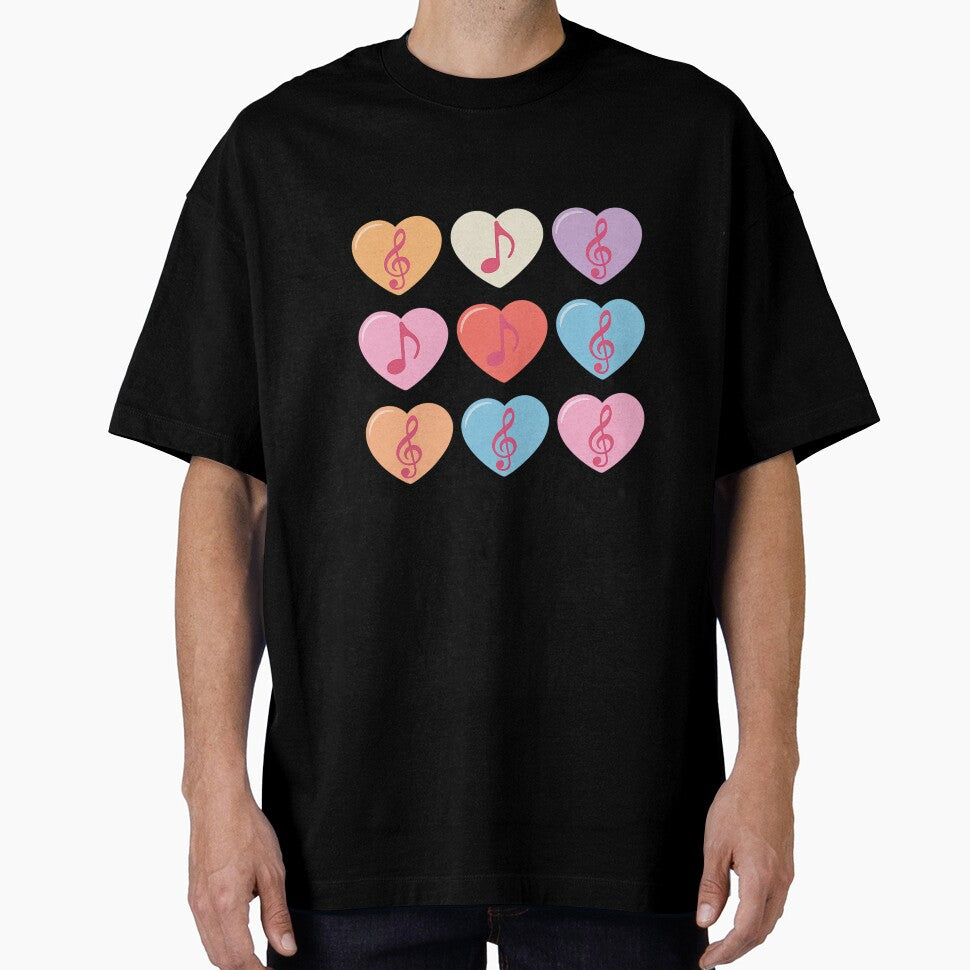 Music Teacher Valentine's Day Candy Heart Musical Note Lover by fferomananul