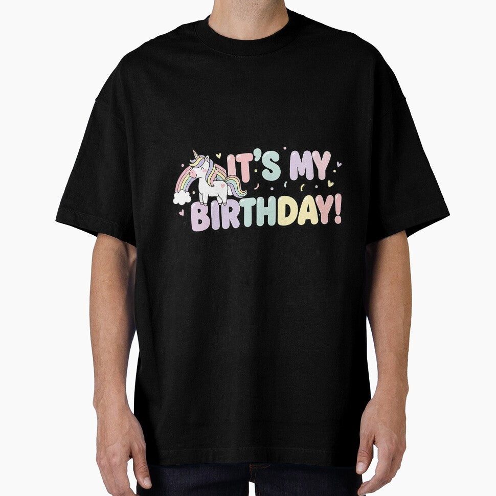 Its My Birthday Unicorn Cute Bright Rainbow Party by torildorxop