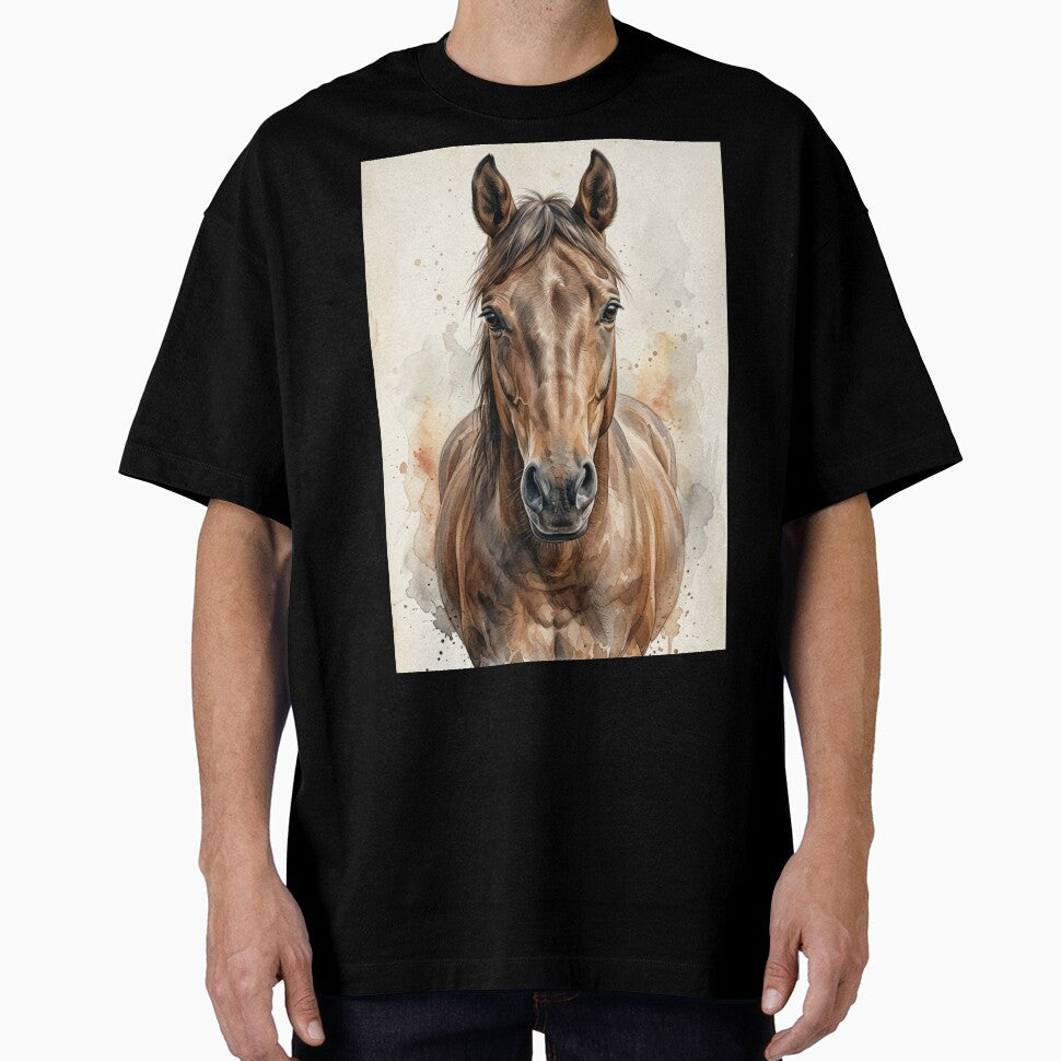 HORSE – Majestic Wilderness Animal Illustration by OmikronStore