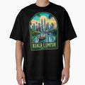 Kuala Lumpur Vintage Travel Illustration by HomeLivingCo