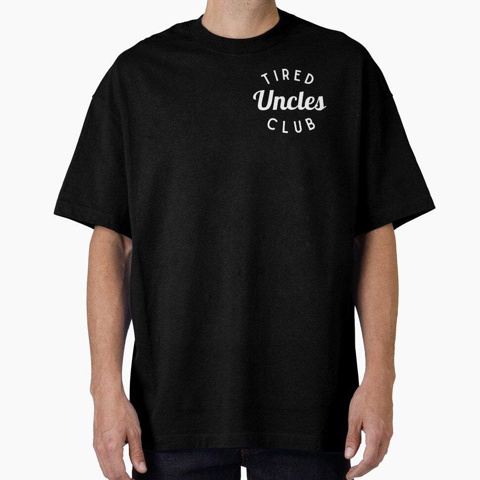 Tired Uncles Club Shirt, Funny Uncle Shirt by Sleepy Cat Design