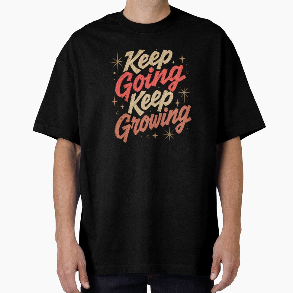 Wall Art - Postcard - Keep Going Keep Growing Motivation by ForeverPrintsOK