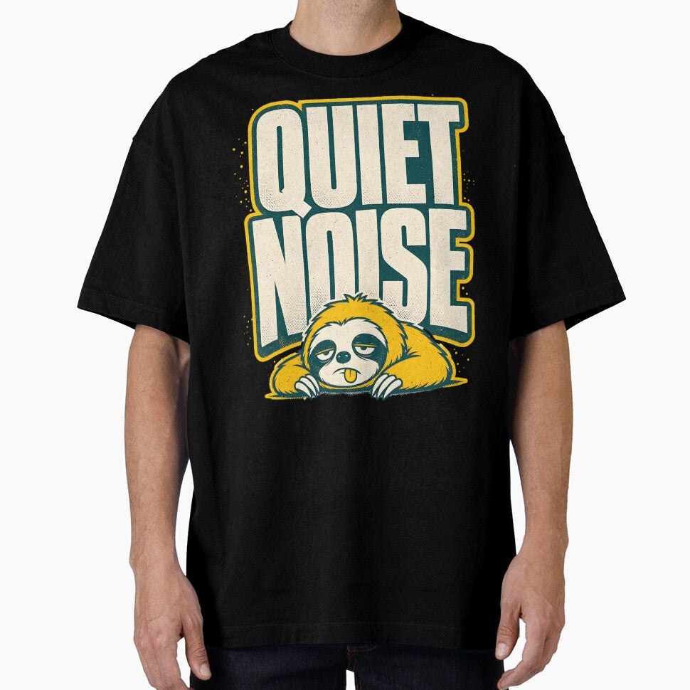Quiet Noise Sloth - Funny Tired Introvert Animal by Fragy72