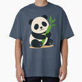 Cute Panda Holding Bamboo Kawaii Baby Panda by redblink store
