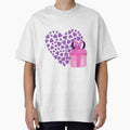 Purple heart with gift by sheelashop