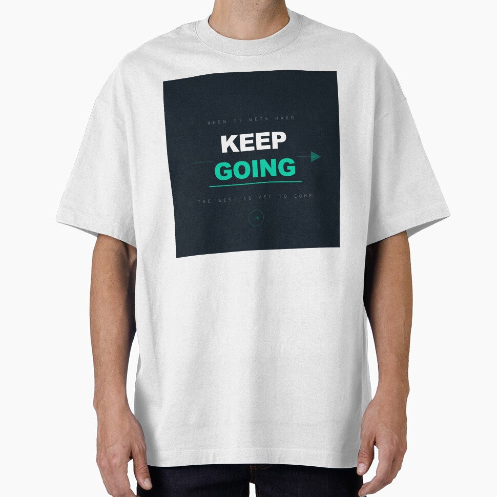 Keep Going Minimal Arrow Motivational Green by InkRise Studio