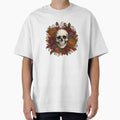 Skull With Fall Flowers by Blush Meadow Trading Co