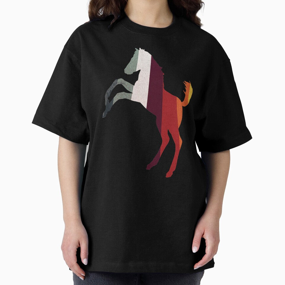 Mustang Horse Retro Vintage Stripes by SoccaTamam