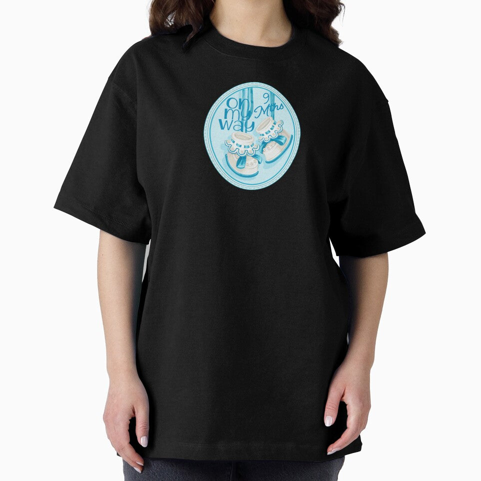 “On My Way - 9 Mths” Blue (Incl. Maternity & Baby Wear) by PawsitiveMum