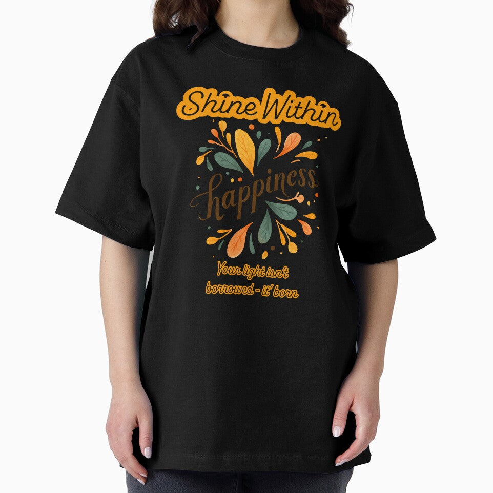 self-confidence, happiness, text, inspirational tee design by TR_fairydesigns