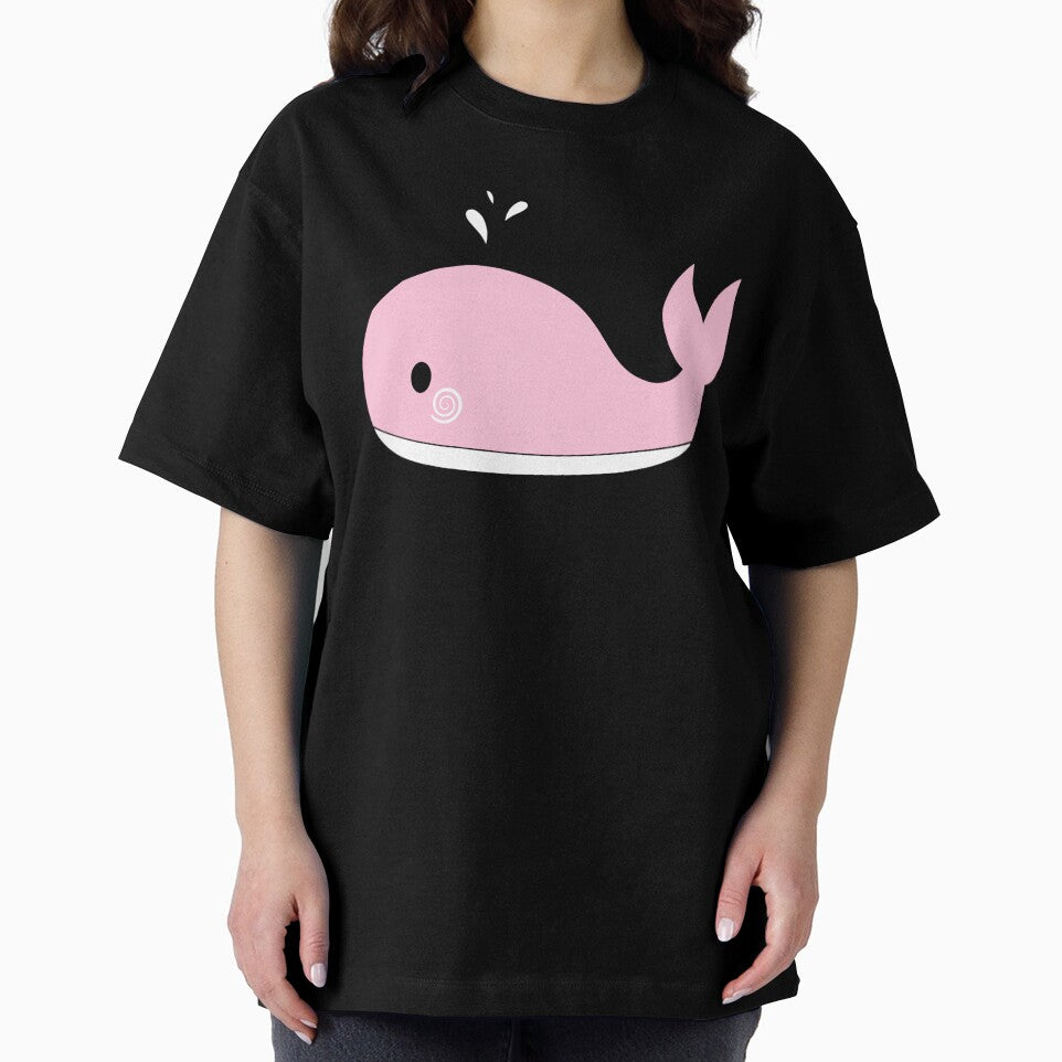 cute pink whale! by floradoodles