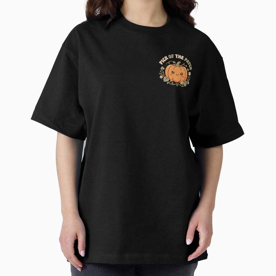Pick Of The Patch Cute Kawaii Pumpkin Floral Fall Autumn Baby Toddler Design by ASfindsStore