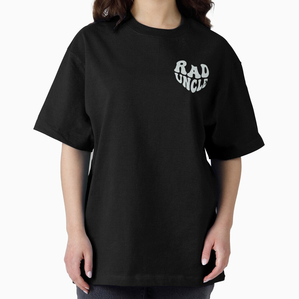 Rad Uncle Heart Retro Light Typography by WAMTEES