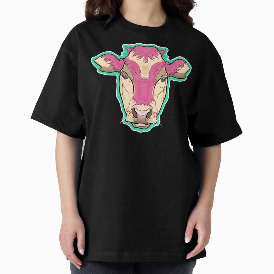 Strawberry cow symmetrical portrait style by IllustrateLaw
