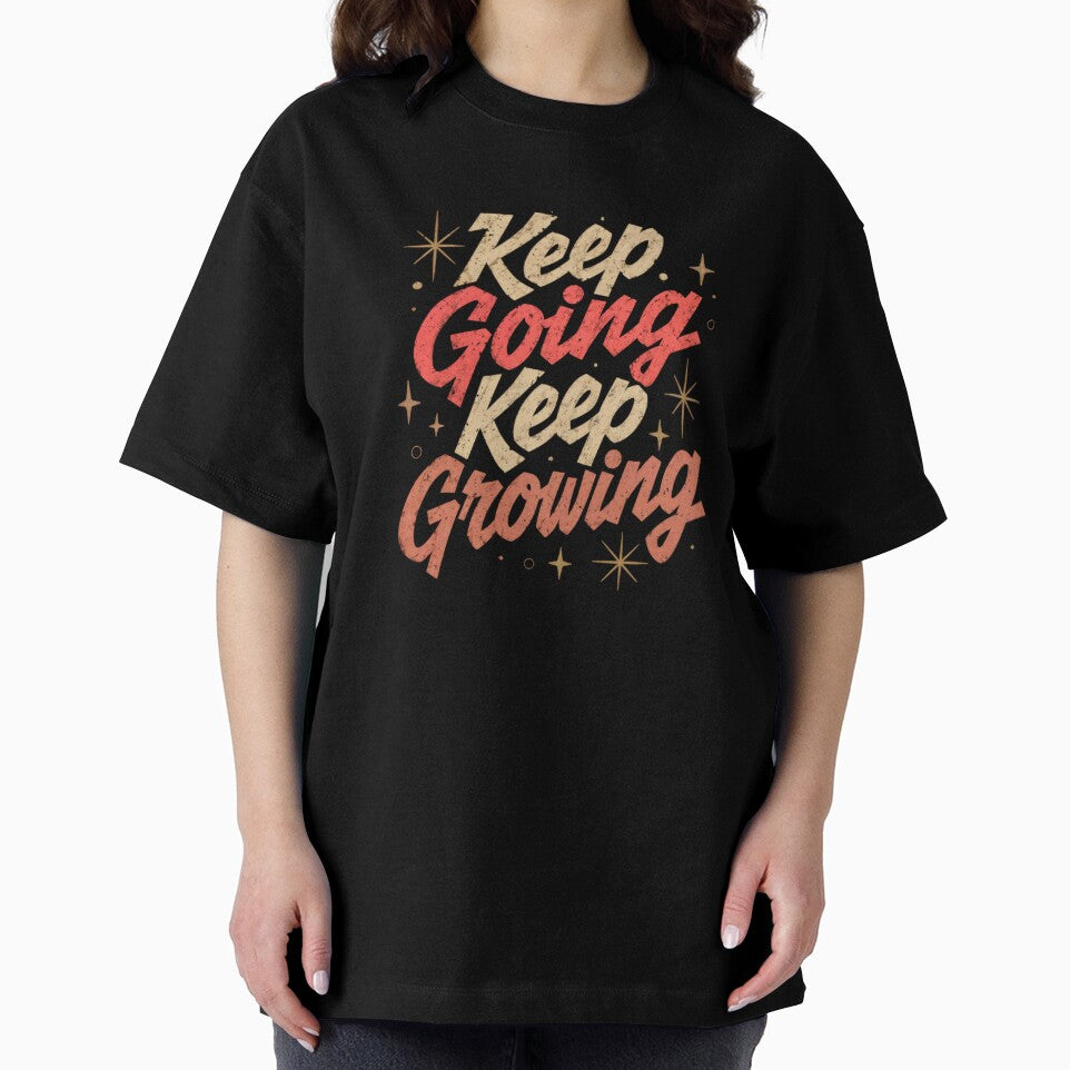 Wall Art - Postcard - Keep Going Keep Growing Motivation by ForeverPrintsOK