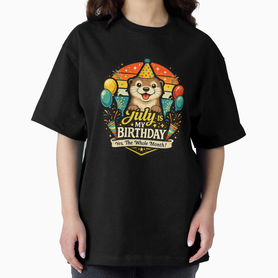 Cute Otter Birthday july summer cool by QuiteOrbit