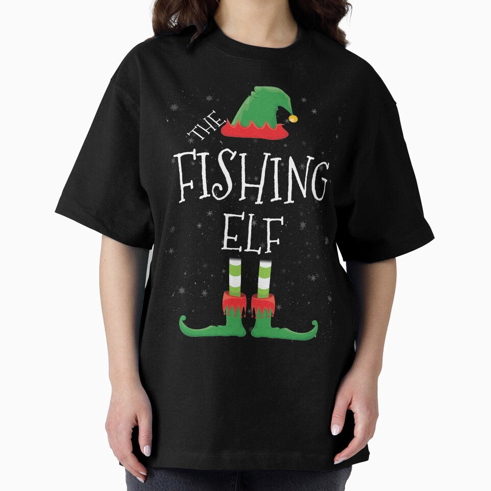 Fishing Elf Family Matching Christmas Group Funny Gift by DavisHasari