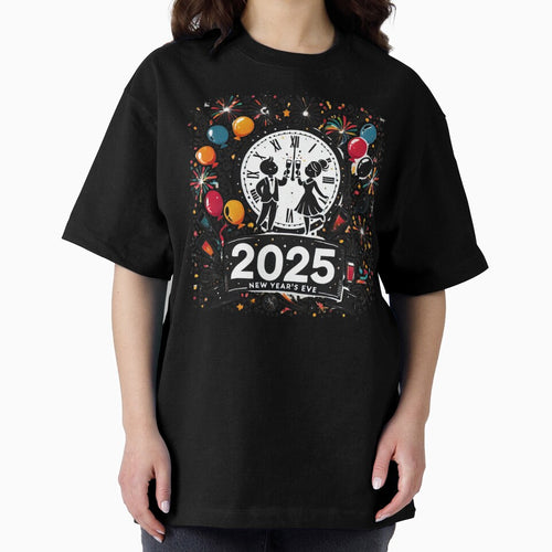 2025 New Year's Eve Shirt - Stick Figure Celebration by BlankCanvasHaHa