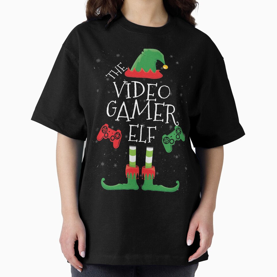 Video Gamer Elf Family Matching Christmas Group Funny Gift by DavisHasari