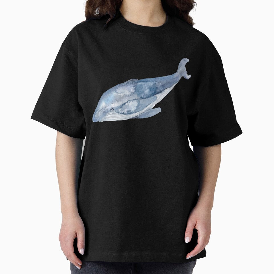 Watercolor Humpback Whale by Harpley Design Studio