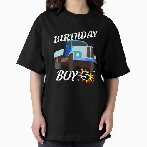 5 Years Old Birthday Design Truck GifDesign by drwigglebutts
