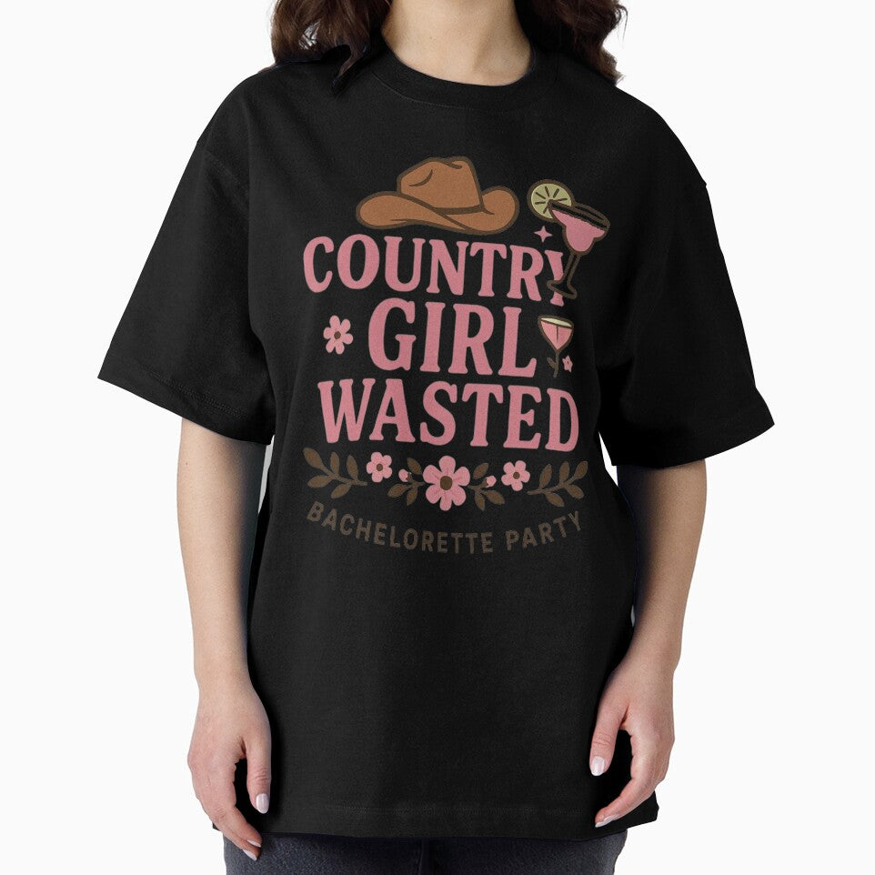 Country Girl Wasted Bachelorette Party Design by BriSher
