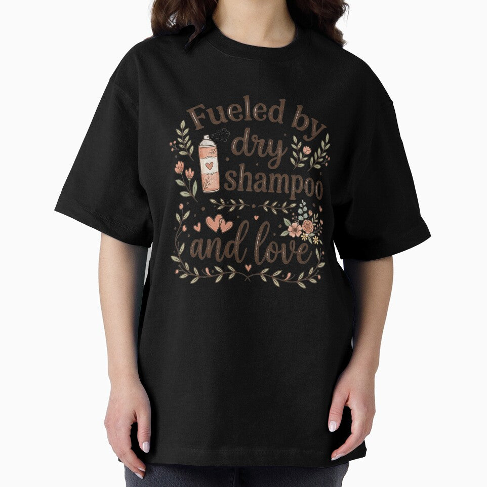 Fueled by Dry Shampoo and Love | Funny Mom Life Design | Relatable Mom Humor Quote Print by CUTE & FUN CREATIONS
