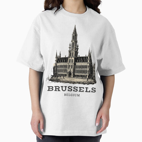 A Vintage Travel Illustration of Brussels - Belgium by GoodOldVintage