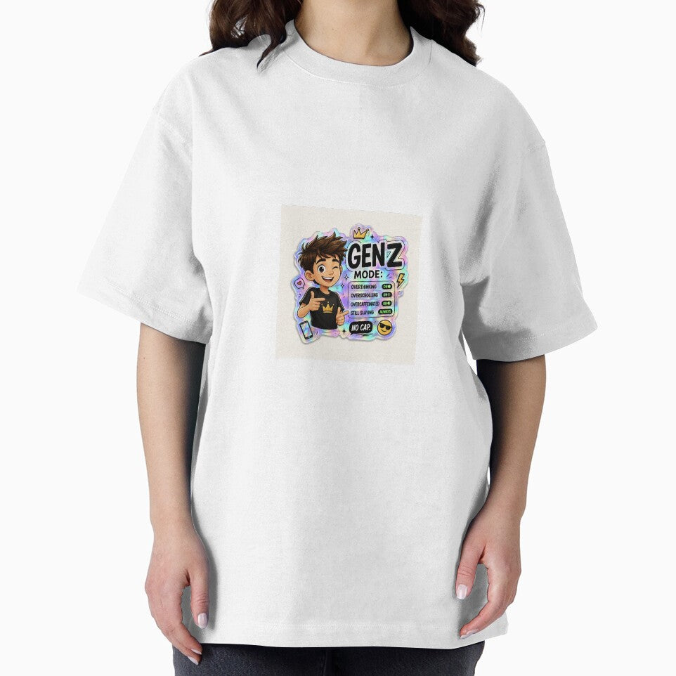 Gen Z Mode Holographic Sticker by AdAnd-Aura