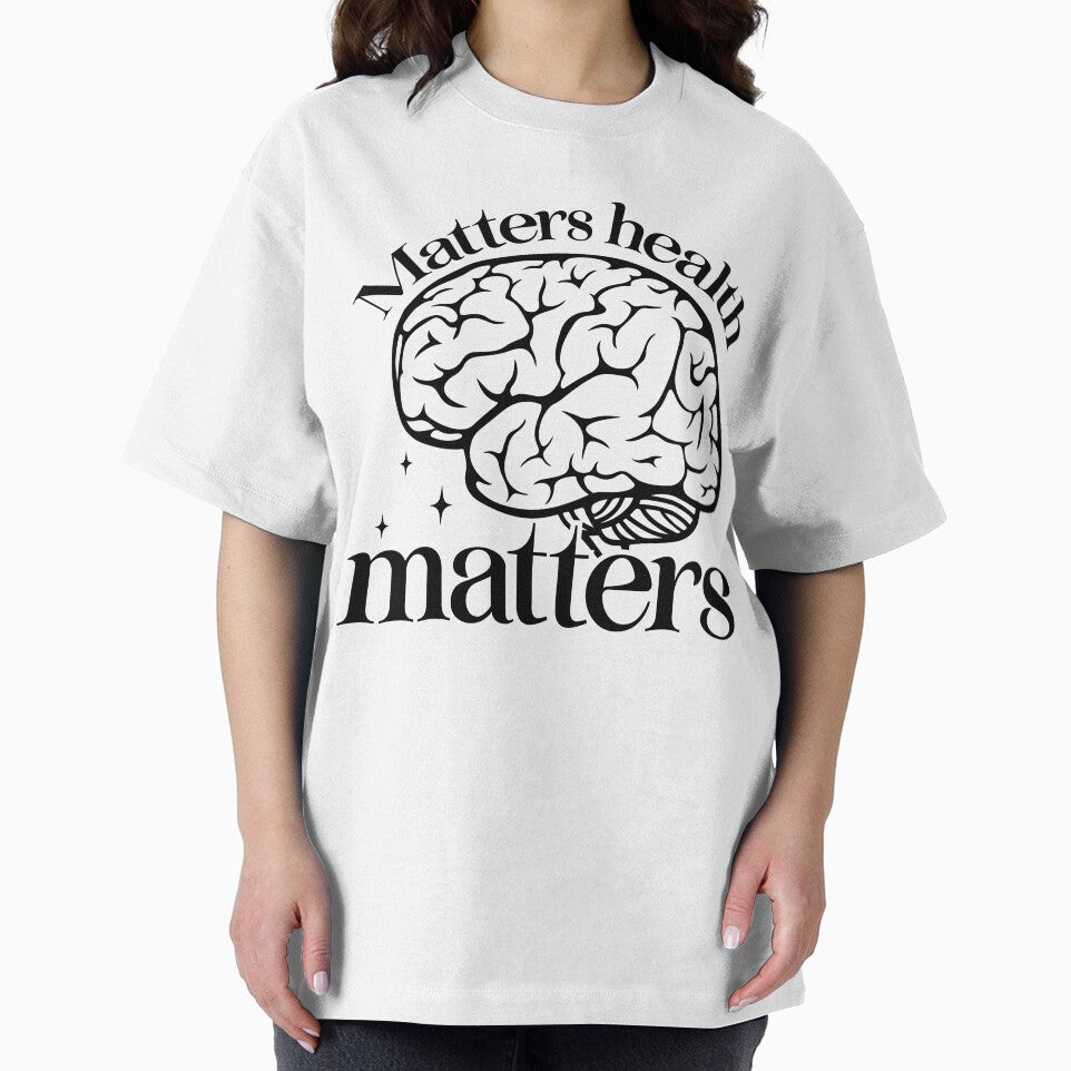 Matters Health Matters - Mental Health Quotes Retro Vintage Aesthetic Cute Self Care Support Gift by FuzionRaptor