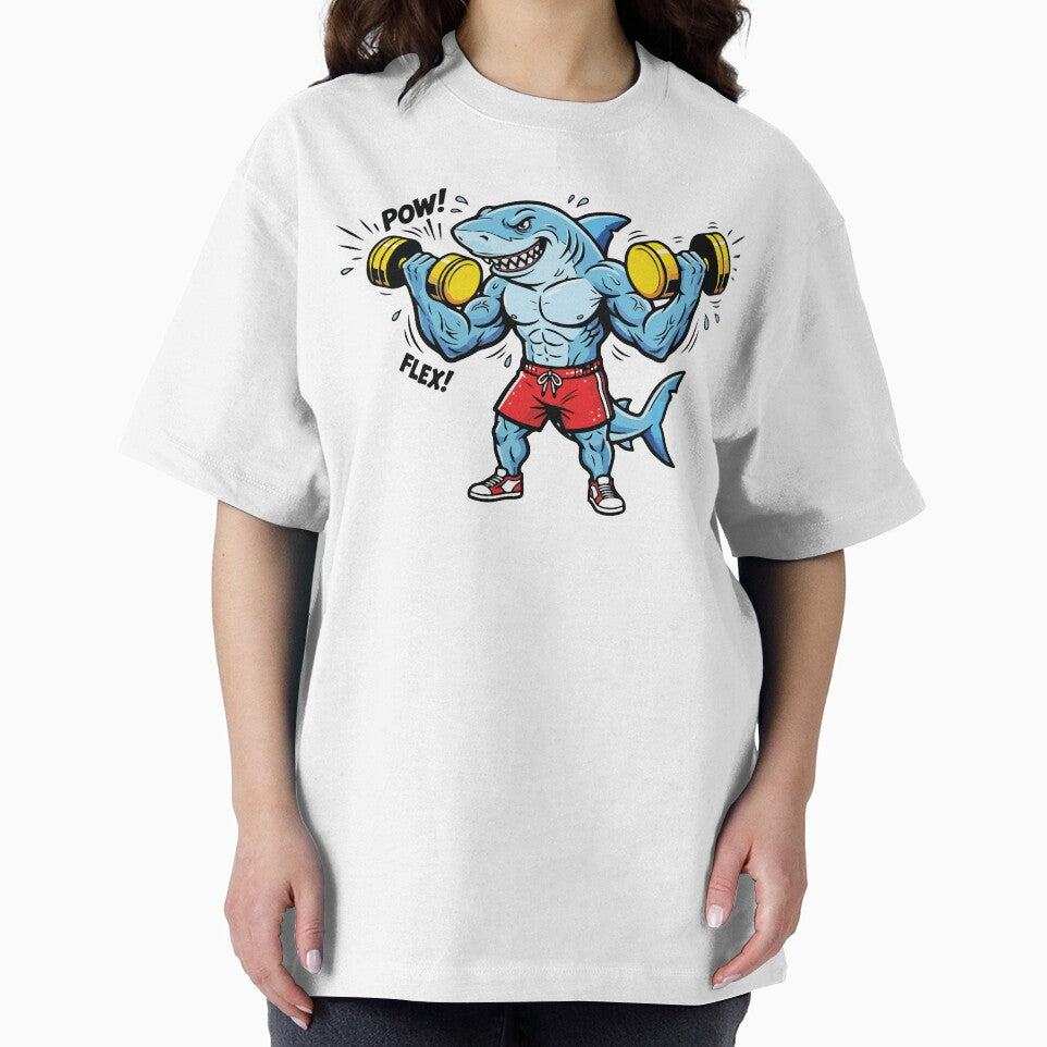 Gym Shark Lifting Weights Bodybuilder by BrownHorse90s