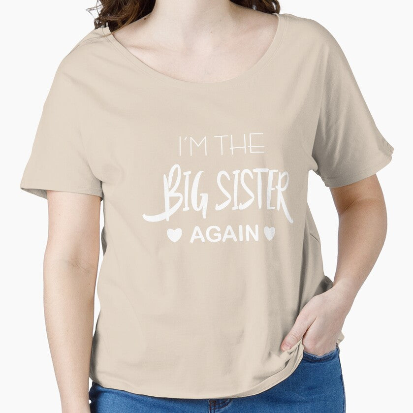 I'm The Biggest Sister Art Design by Panda Branda