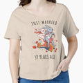Just Married 59 Years Ago - 59th Anniversary Couple Bunnies Tee, Phone Cases And Other Gifts by MemWear