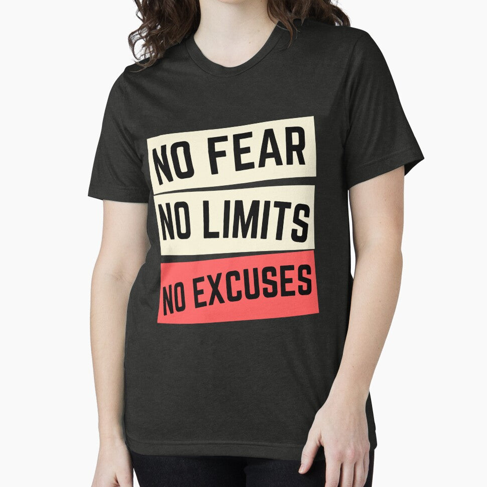 No Fear No Limits No Excuses - Motivation 1 by Gilyglo