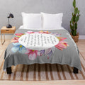 Grandma Blanket, We Hugged This Gift for Grandma, Gift from Grandchildren by evquesnel